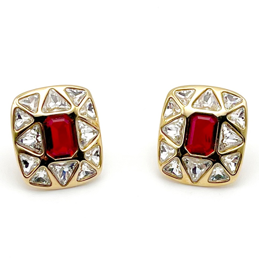 Swarovski S.A.L.©  |  Crystal Clip-on Earring  |  Vintage 80's